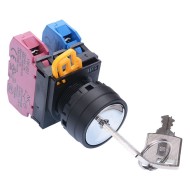 22mm 3 Position Maintained Key Switch 1NO-1NC IP65 YW1K-3AE11N1 22mm 3 Position Maintained Key Switch 1NO-1NC IP65 YW1K-3AE11N1
