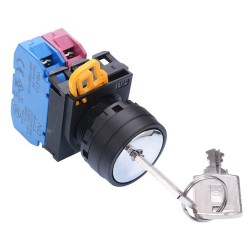 22mm 3 Position Maintained Key Switch 1NO-1NC IP65 YW1K-3AE11N2 22mm 3 Position Maintained Key Switch 1NO-1NC IP65 YW1K-3AE11N2