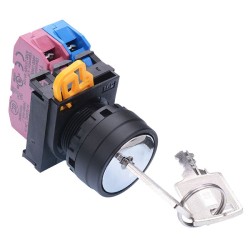 22mm 3 Position Maintained Key Switch 1NO-1NC IP65 YW1K-3AE11N3 22mm 3 Position Maintained Key Switch 1NO-1NC IP65 YW1K-3AE11N3