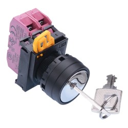 22mm 3 Position Maintained Key Switch 2NC IP65 YW1K-3AE02N1 22mm 3 Position Maintained Key Switch 2NC IP65 YW1K-3AE02N1