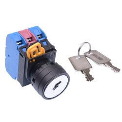 22mm 3 Position Maintained Key Switch 2NO-1NC IP65 YW1K-3AE21 22mm 3 Position Maintained Key Switch 2NO-1NC IP65 YW1K-3AE21