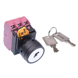 22mm 3 Position Maintained Key Switch 3NC IP65 YW1K-3AE03 22mm 3 Position Maintained Key Switch 3NC IP65 YW1K-3AE03