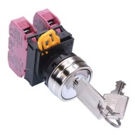 22mm Metal Bezel 2 Position Maintained Key Switch 2NC IP65 YW4K-2AE02 22mm Metal Bezel 2 Position Maintained Key Switch 2NC IP65 YW4K-2AE02