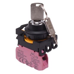 CW1K-2AE01 2 Position Maintained Key Switch 1NC IP65 CW1K-2AE01 2 Position Maintained Key Switch 1NC IP65