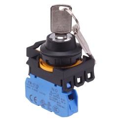 CW1K-2AE10 2 Position Maintained Key Switch 1NO IP65 CW1K-2AE10 2 Position Maintained Key Switch 1NO IP65