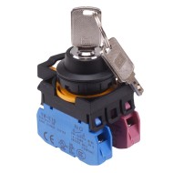 CW1K-2AE11 2 Position Maintained Key Switch 1NO-1NC IP65 CW1K-2AE11 2 Position Maintained Key Switch 1NO-1NC IP65
