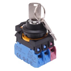 CW1K-2AE21 2 Position Maintained Key Switch 2NO-1NC IP65 CW1K-2AE21 2 Position Maintained Key Switch 2NO-1NC IP65