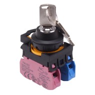 CW1K-3AE11N1 3 Position Maintained Key Switch 1NO-1NC IP65 CW1K-3AE11N1 3 Position Maintained Key Switch 1NO-1NC IP65