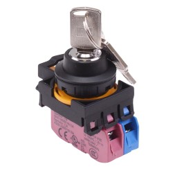 CW1K-3AE11N3 3 Position Maintained Key Switch 1NO-1NC IP65 CW1K-3AE11N3 3 Position Maintained Key Switch 1NO-1NC IP65