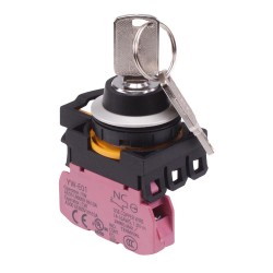 CW4K-2AE01 2 Position Metallic Maintained Key Switch 1NC IP65 CW4K-2AE01 2 Position Metallic Maintained Key Switch 1NC IP65
