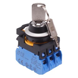CW4K-2AE30 2 Position Metallic Maintained Key Switch 3NO IP65 CW4K-2AE30 2 Position Metallic Maintained Key Switch 3NO IP65