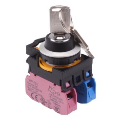 CW4K-3AE11N1 3 Position Metallic Maintained Key Switch 1NO-1NC IP65 CW4K-3AE11N1 3 Position Metallic Maintained Key Switch 1NO-1NC IP65
