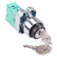 PtecMetK2CRA 2 Position Metal Key Switch 10A 1NO PtecMetK2CRA 2 Position Metal Key Switch 10A 1NO