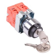 PtecMetK2CRA 2 Position Metal Key Switch 10A 2NC PtecMetK2CRA 2 Position Metal Key Switch 10A 2NC