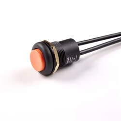 Industrial control push button switch with wire 16mm High quality waterproof push button switch