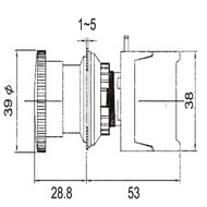 22mm, 30mm Latching Emergency Stop Switches Push Button  22mm, 30mm Latching Emergency Stop Switches Push Button