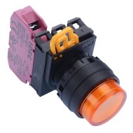 Amber 22mm Maintained Push Button Switch NC IP65 YW1L-A2E01Q0A Amber 22mm Maintained Push Button Switch NC IP65 YW1L-A2E01Q0A