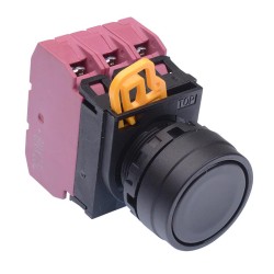 Black 22mm Maintained Push Button Switch 3NC IP65 YW1B-A1E03B Black 22mm Maintained Push Button Switch 3NC IP65 YW1B-A1E03B