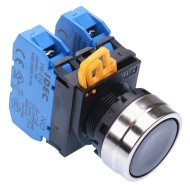 Black 22mm Metal Bezel Maintained Push Button Switch 2NO IP65 YW4B-A1E20B Black 22mm Metal Bezel Maintained Push Button Switch 2NO IP65 YW4B-A1E20B
