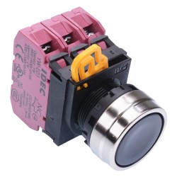 Black 22mm Metal Bezel Maintained Push Button Switch 3NC IP65 YW4B-A1E03B Black 22mm Metal Bezel Maintained Push Button Switch 3NC IP65 YW4B-A1E03B