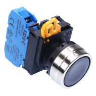 Black 22mm Metal Bezel Maintained Push Button Switch NO IP65 YW4B-A1E10B Black 22mm Metal Bezel Maintained Push Button Switch NO IP65 YW4B-A1E10B