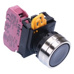 Black 22mm Metal Bezel Momentary Push Button Switch NC IP65 YW4B-M1E01B Black 22mm Metal Bezel Momentary Push Button Switch NC IP65 YW4B-M1E01B