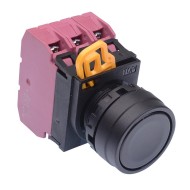 Black 22mm Momentary Push Button Switch 3NC IP65 YW1B-M1E03B Black 22mm Momentary Push Button Switch 3NC IP65 YW1B-M1E03B