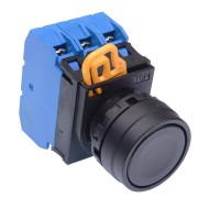 Black 22mm Momentary Push Button Switch 3NO IP65 YW1B-M1E30B Black 22mm Momentary Push Button Switch 3NO IP65 YW1B-M1E30B