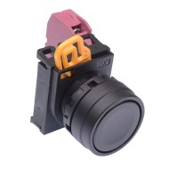 Black 22mm Momentary Push Button Switch NC IP65 YW1B-M1E01B Black 22mm Momentary Push Button Switch NC IP65 YW1B-M1E01B
