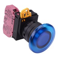Blue 22mm Mushroom Maintained Push Button Switch NC IP65 YW1L-A4E01Q0S Blue 22mm Mushroom Maintained Push Button Switch NC IP65 YW1L-A4E01Q0S