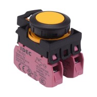 CW1B-M1E02Y Yellow Momentary Push Button Switch 2NC IP65 CW1B-M1E02Y Yellow Momentary Push Button Switch 2NC IP65