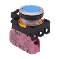 CW4B-A1E01S Blue Metallic Maintained Push Button Switch 1NC IP65 CW4B-A1E01S Blue Metallic Maintained Push Button Switch 1NC IP65