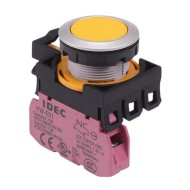CW4B-A1E01Y Yellow Metallic Maintained Push Button Switch 1NC IP65 CW4B-A1E01Y Yellow Metallic Maintained Push Button Switch 1NC IP65