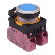 CW4B-A1E02S Blue Metallic Maintained Push Button Switch 2NC IP65 CW4B-A1E02S Blue Metallic Maintained Push Button Switch 2NC IP65