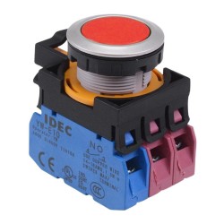 CW4B-A1E12R Red Metallic Maintained Push Button Switch 1NO-2NC IP65 CW4B-A1E12R Red Metallic Maintained Push Button Switch 1NO-2NC IP65