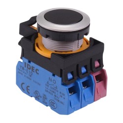 CW4B-A1E21B Black Metallic Maintained Push Button Switch 2NO-1NC IP65 CW4B-A1E21B Black Metallic Maintained Push Button Switch 2NO-1NC IP65