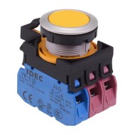 CW4B-M1E12Y Yellow Metallic Momentary Push Button Switch 1NO-2NC IP65 CW4B-M1E12Y Yellow Metallic Momentary Push Button Switch 1NO-2NC IP65