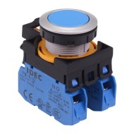 CW4B-M1E20S Blue Metallic Momentary Push Button Switch 2NO IP65 CW4B-M1E20S Blue Metallic Momentary Push Button Switch 2NO IP65