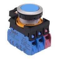 CW4B-M1E21S Blue Metallic Momentary Push Button Switch 2NO-1NC IP65 CW4B-M1E21S Blue Metallic Momentary Push Button Switch 2NO-1NC IP65