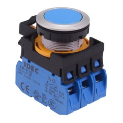 CW4B-M1E30S Blue Metallic Momentary Push Button Switch 3NO IP65 CW4B-M1E30S Blue Metallic Momentary Push Button Switch 3NO IP65