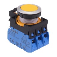 CW4B-M1E30Y Yellow Metallic Momentary Push Button Switch 3NO IP65 CW4B-M1E30Y Yellow Metallic Momentary Push Button Switch 3NO IP65