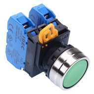 Green 22mm Metal Bezel Maintained Push Button Switch 2NO IP65 YW4B-A1E20G Green 22mm Metal Bezel Maintained Push Button Switch 2NO IP65 YW4B-A1E20G