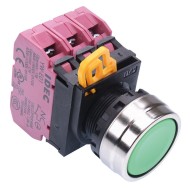 Green 22mm Metal Bezel Maintained Push Button Switch 3NC IP65 YW4B-A1E03G Green 22mm Metal Bezel Maintained Push Button Switch 3NC IP65 YW4B-A1E03G
