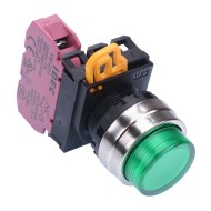 Green 22mm Metal Bezel Maintained Push Button Switch NC IP65 YW4L-A2E01Q0G Green 22mm Metal Bezel Maintained Push Button Switch NC IP65 YW4L-A2E01Q0G