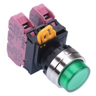 Green 22mm Metal Bezel Momentary Push Button Switch 2NC IP65 YW4L-M2E02Q0G Green 22mm Metal Bezel Momentary Push Button Switch 2NC IP65 YW4L-M2E02Q0G