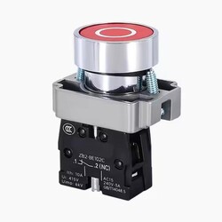 Hot selling XB2 series industrial push button Switches 22mm self-reset metal button with stop/start 1NO momentary