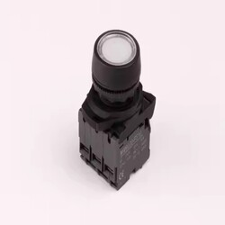Industrial push button switches control IP65 Protection Level push button switch with red bulb lamp button