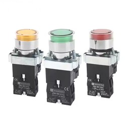 Machine Metal Light Industrial push Button Switches Self-reset Momentary Button Switch 1NO 1NC XB2-BW  Machine Metal Light Industrial push Button Switches Self-reset Momentary Button Switch 1NO 1NC XB2-BW