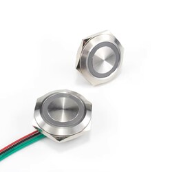 Manufacturer 22mm Industrial push button Switches IP65 Waterproof Ultra Thin With LED illuminated Manufacturer 22mm Industrial push button Switches IP65 Waterproof Ultra Thin With LED illuminated