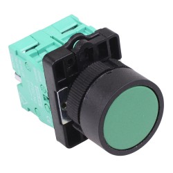 PtecPNGreen Green Flush Push Button Switch 10A 2NO PtecPNGreen Green Flush Push Button Switch 10A 2NO